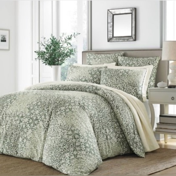 Stone Cottage Other - Stone Cottage Abingdon Green Duvet Set Queen New